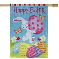 thumbnail image 2 of Happy Easter Bunny with Eggs Outdoor House Flag 28" x 40", 2 of 3