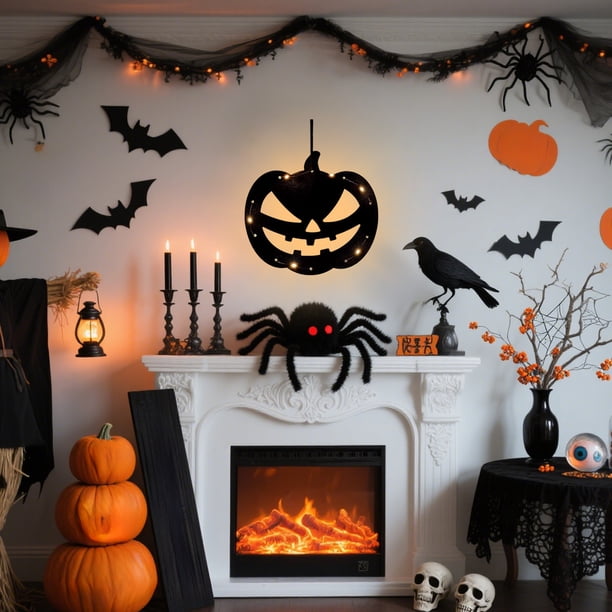 Decoraciones de Halloween, Adornos de Halloween, Regalos de Halloween, Colgantes de Halloween, Colgantes pequeños, Decoración de escenas para eventos, Guirnaldas de luces, Accesorios para colgar en la