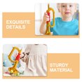 thumbnail image 2 of SHISUYAN 2pcs Children Musical Instruments Toy Musical Trumpet Cheerleading Plastic Horn For Kids Party Noisemaker Soccer Game Cheering Props Stage Performance, 2 of 8