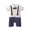 White, variant on MZXELPRJD Newborn Romper Baby Girl Striped Baby Boy Clothes Formal Jumpsuit Dressy Romper with Boys 0-3 Months Outfits Infant Santa Outfit