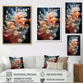 thumbnail image 4 of Designart "Fishes In Minimalist Aquariums" Aquariums Floater Framed Wall Decor, 4 of 5