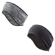 thumbnail image 1 of 2 piezas de orejeras deportivas cálidas para hombres y mujeres orejeras plegables al aire libre orejeras de invierno orejeras orejeras más orejeras de terciopelo (negro + gris) JAMW Sencillez, 1 of 5