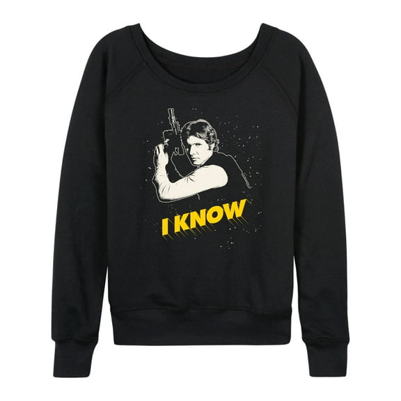 Star Wars - Valentine Han Solo I Know - Women's French Terry Pullover Sweatshirt