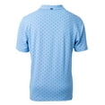 thumbnail image 3 of Men's Cutter & Buck Blue Carolina Panthers Virtue Eco Pique Tile Print Polo, 3 of 3