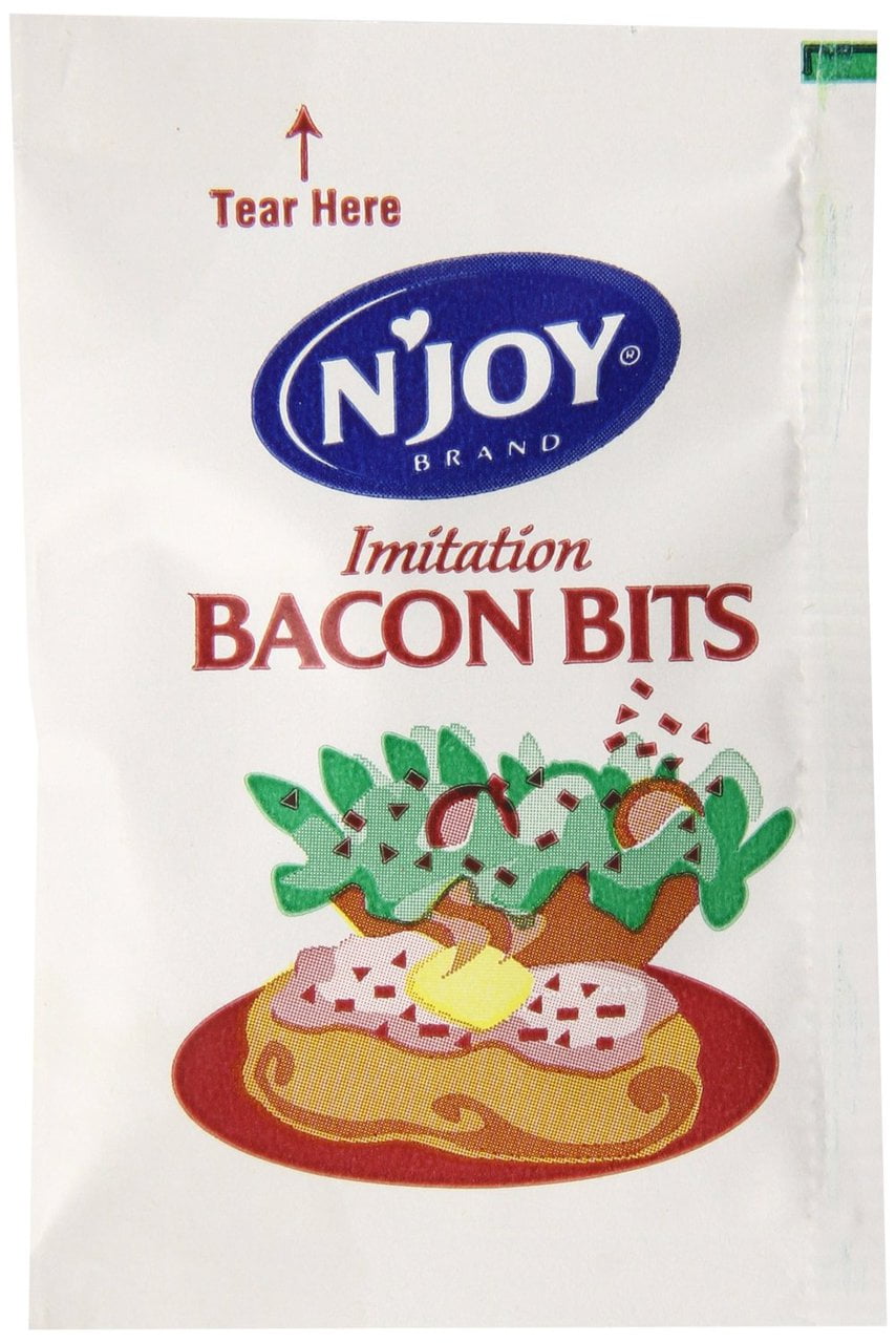 500 PACKS N'joy Imitation Bacon Bits