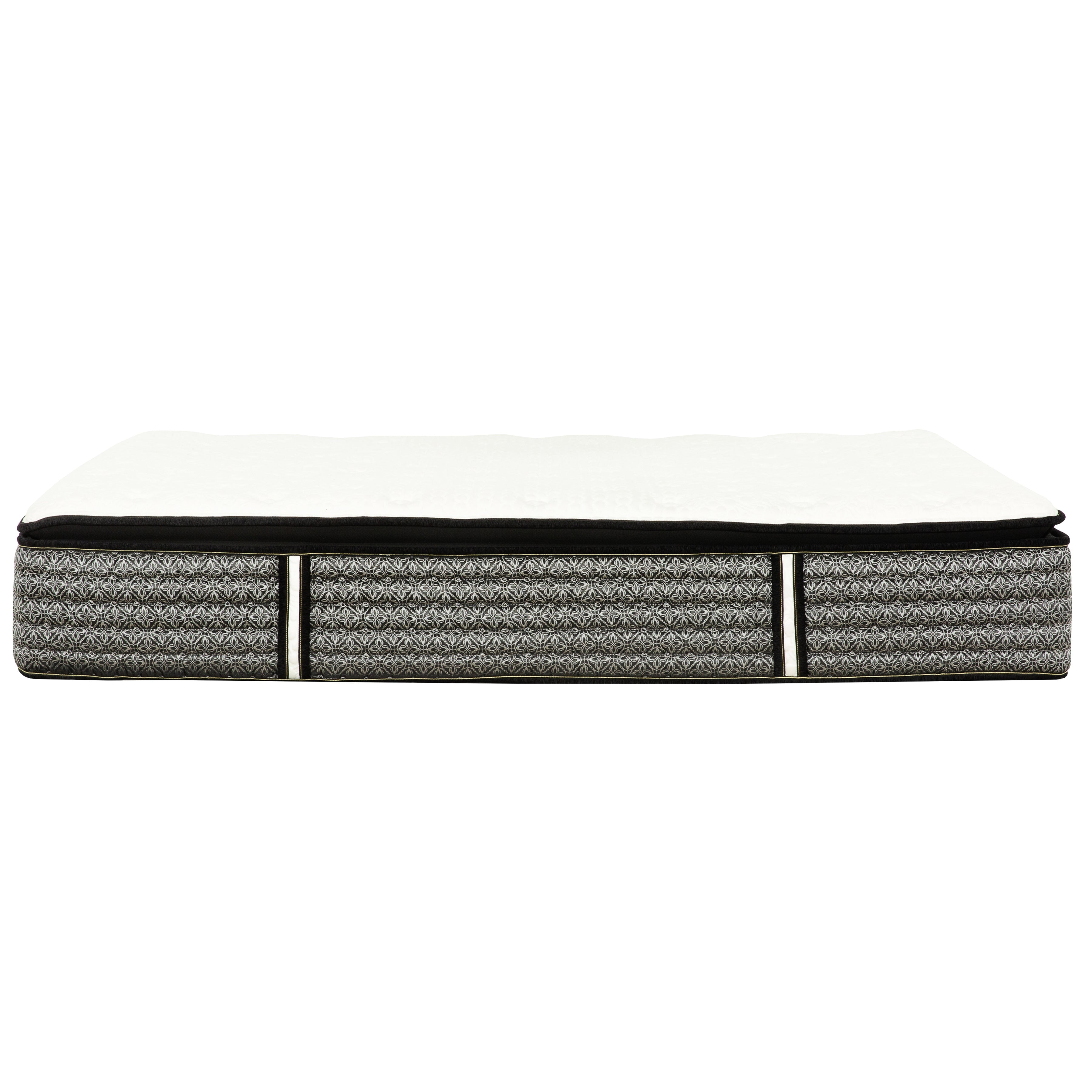 14 in. King Size Pocket Coil Hybrid Mattress, Euro Top Gel Memory Foam Mattress in a Bed