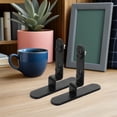 thumbnail image 1 of HONMEET 2Pcs Black Metal Pegboard Display Rack Desk Stand Easy Installation for Home Office Storage, 1 of 8
