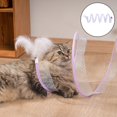 thumbnail image 4 of tubos plegables Sunnimix juguete interactivo en espiral portátil para gatos Gato Túnel, 4 of 8