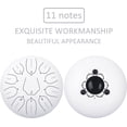 thumbnail image 4 of LOMUTY Steel Tongue Drum 11 Notes 12" Meditation Musical Percussion Instrument Hand Pan Drum(White), 4 of 6
