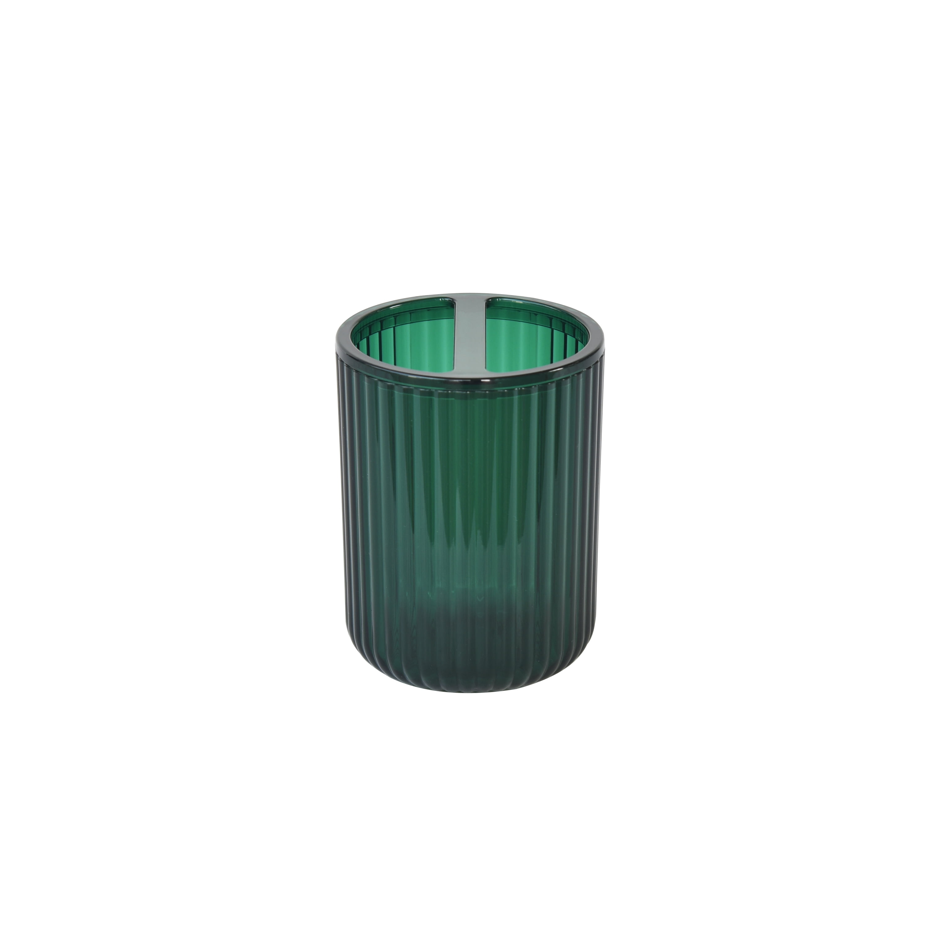 Mainstays Plastic Toothbrush Holder, Green