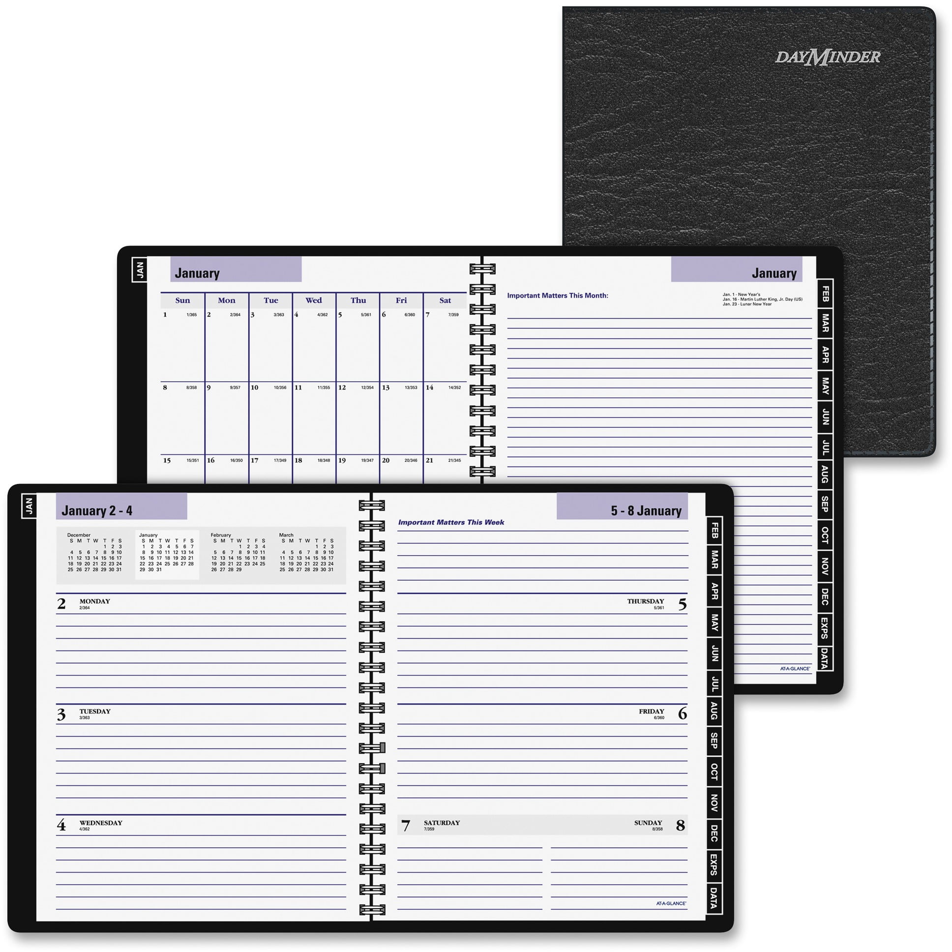 At a glance dayminder weekly monthly planner walmart