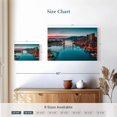 thumbnail image 4 of Elephant Stock Vancouver Waterfront Skyline Wall Art - Horizontal Canvas Wall Art - Living Room Wall Decor - Places Canvas - Teal And Gray Decor - 12" x 8", 4 of 8