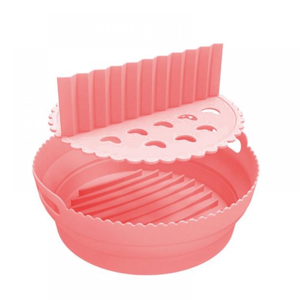 Double Layer Air Fryer Silicone Basket Silicone Mold Airfryer Oven