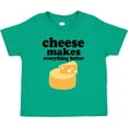 thumbnail image 3 of Inktastic Cheese Makes Everything Better Boys or Girls Toddler T-Shirt, 3 of 5