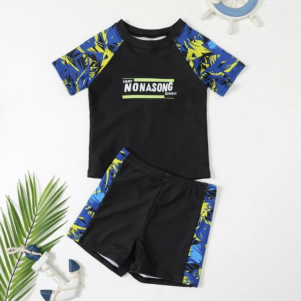 Traje de bano de una pieza para bebe trajes de verano para ninos ninas surf resistente al sol vacaciones en la playa Chic zhangyuxiang unisex Walmart en linea