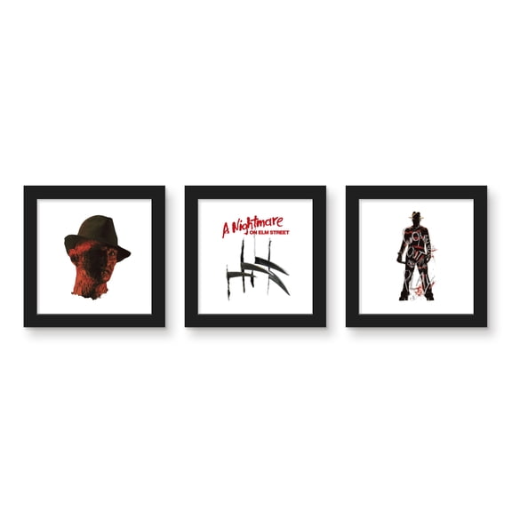 Gallery Pops A Nightmare on Elm Street - Freddy Krueger Wall Art Bundle (3-Pack)