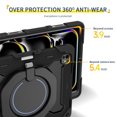 thumbnail image 3 of FJLBDE Case for iPad Pro 13 Inch (M5) 2025 / (M4) 2024 with 360 Kickstand, Shoulder Strap Carrying Protective Cover, Black, 3 of 6