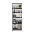 thumbnail image 7 of 3 Piece Bookshelves and Bookcases Set, 67" Wide Storage Organizer Shelf with 13 Shelves and Two-Door Cabinet, Tall Bookcase Home Decor Furniture for Home Office, Living Room, White+gray, 7 of 7