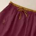 thumbnail image 5 of Womens Wide Leg Midi Skirts High Rise Comfortable Fit Casual Everyday Brick Red L, 5 of 7