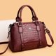 thumbnail image 4 of Bolso de diseñador de lujo para mujer, bandolera de hombro de cuero suave de alta calidad, bolso de ocio de gran capacidad, 2024, 4 of 5