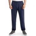thumbnail image 1 of Pantalón jogger de felpa Eversoft de Fruit of the Loom para hombre, azul marino, 1 of 6