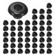 thumbnail image 1 of Uxcell Paquete de 50 Grommets de Goma para Barandilla de Cable, Agujero de Perforación de 8mm, Diámetro Interior de 6mm, Sello de Ojal para Cableado, Cable de Alambre, Automotriz [Negro], 1 of 1
