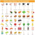 thumbnail image 3 of Accesorios para juguetes de cocina Zero Zoo, 105 piezas, juego de utensilios de cocina para niños, 3 of 6