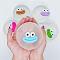 thumbnail image 3 of Pelotas antiestrés blandas de crecimiento lento | Juguete sensorial para apretar y aliviar la ansiedad | Pelotas descompresoras con caras divertidas para el escritorio de la oficina en casa, 3 of 5