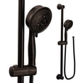 thumbnail image 2 of Moen Eco-Performance 4-Function Handheld Shower with Slide Bar, Oil Rubbed Bronze, 2 of 6