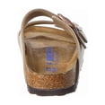 thumbnail image 3 of Birkenstock Women's Arizona Soft Footbed Oiled Nubuck Leather Narrow Sandal, 35, 3 of 5