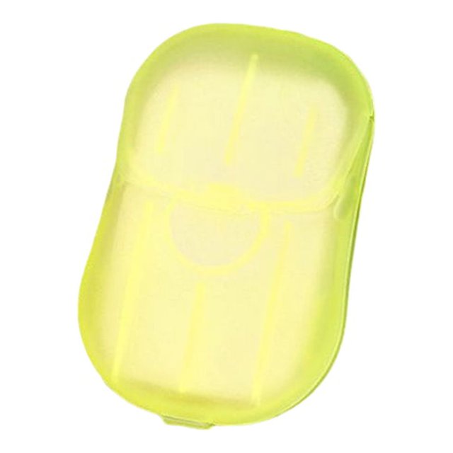 Jumpingount 20 unidades/caja de papel para lavar a mano, reemplazo de Color sólido, para viajes, Hotel, Picnic, barbacoa, Camping, senderismo, Type3 NO3