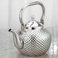 thumbnail image 5 of SANQIAHOME 2000ml teapot with Infuser stainless steel Water Boilers lifting handle Tea Maker Water Kettle for Induction/Gas silver, 5 of 11
