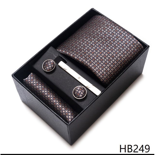 Conjunto de regalo de corbata para hombre, corbata formal de negocios, corbata de boda, reuniones de negocios, bodas