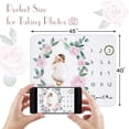 thumbnail image 2 of Manta Baby Milestone Yoothy, 115 x 100 cm, diseño floral para niña, 2 of 7