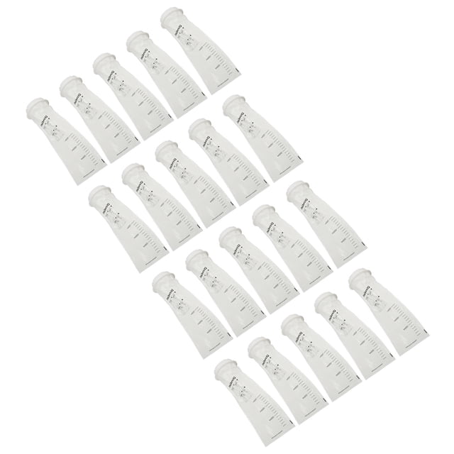 Sac Nausea, Sac à Vomir Jetable à Cadre Intérieur, Haute Résistance, Étanche, Blanc, PE de Qualité Supérieure, 20 Pcs pour Scènes Extérieures