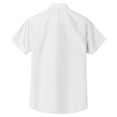 thumbnail image 5 of Qwertyu Men's Casual Button Down Shirts Short Sleeve Summer Beach Shirt Fashion Vacation Wedding Shirts White 2XL, 5 of 5