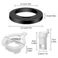 thumbnail image 5 of NATEFEMIN Water Valve Repair Kit for Magic II 42049 RV Toilet Durable Leak Proof Easy Install All Inclusive, 5 of 6