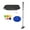 Black, variant on Two Way Golfs Putters Club with Golfs Ball for Right / Left Handed Golfers