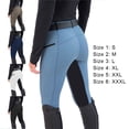 thumbnail image 3 of Sonducket Pantalones de equitación transpirables y agradables para la piel para paseos cómodos Durabilidad de los pantalones ecuestres Prendas para la parte inferior del cuerpo blanco M, 3 of 6