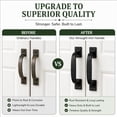 thumbnail image 4 of Renovators Supply 10 Pack Cabinet Handles 6" Black Wrought Iron Drawer Pulls/Kitchen Cabinet Handles w/Screws, 4 of 7
