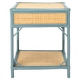 thumbnail image 6 of SAFAVIEH Roya Rustic 1 Drawer 1 Shelf Nightstand, Blue Grey/Natural, 6 of 14