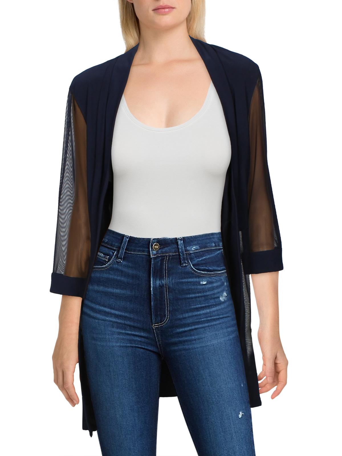 R&M Richards Womens Illusion 3/4 Sleeves Jacket