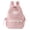 Pink Backpack, variant on Corduroy Backpack, Polka Dot School Backpack with Bowknot, Lace Trim Schoolbag for Travel Shopping Outdoor, Pink