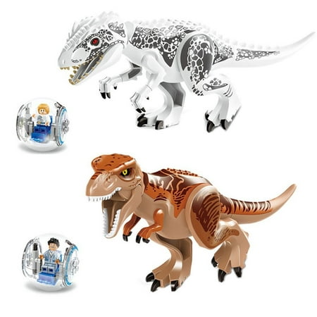 OliaDesign ABS Jurassic World Minifigures Jurassic Park Dinosaur Building