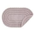 thumbnail image 2 of Design Imports DII Dusty Lilac Oval Crochet Bath Mat, 2 of 4