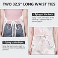 thumbnail image 6 of Pioneer Flower Floral Print Pattern Apron for Women and Men, Cotton Linen Waterproof with Pockets, Adjustable, 33x27 Inch for Kitchen, Gardening, BBQ, Salon, 6 of 6