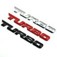 thumbnail image 4 of Flmtop TURBO Letter Metal Car Badge Sticker Adhesive Auto Decal Emblem Styling Decor, 4 of 6