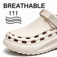 thumbnail image 3 of CHICVOMEY Clogs for Men Lightweight Non Slip on Thick Sole Comfortable Outdoor Sandals Slippers Beach Casual Indoor, 3 of 7