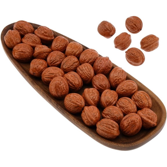 48 PCS Artificial Peanuts Fake Decorations Vegetables Nuts Family Gatherings Kitchen Food Props Home Fall Harvest Party Decor Christmas Photography Props