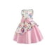 thumbnail image 2 of Vestido de fiesta floral sin mangas para niñas YONGSHENG Decoración con lazo rosa, 2 of 3